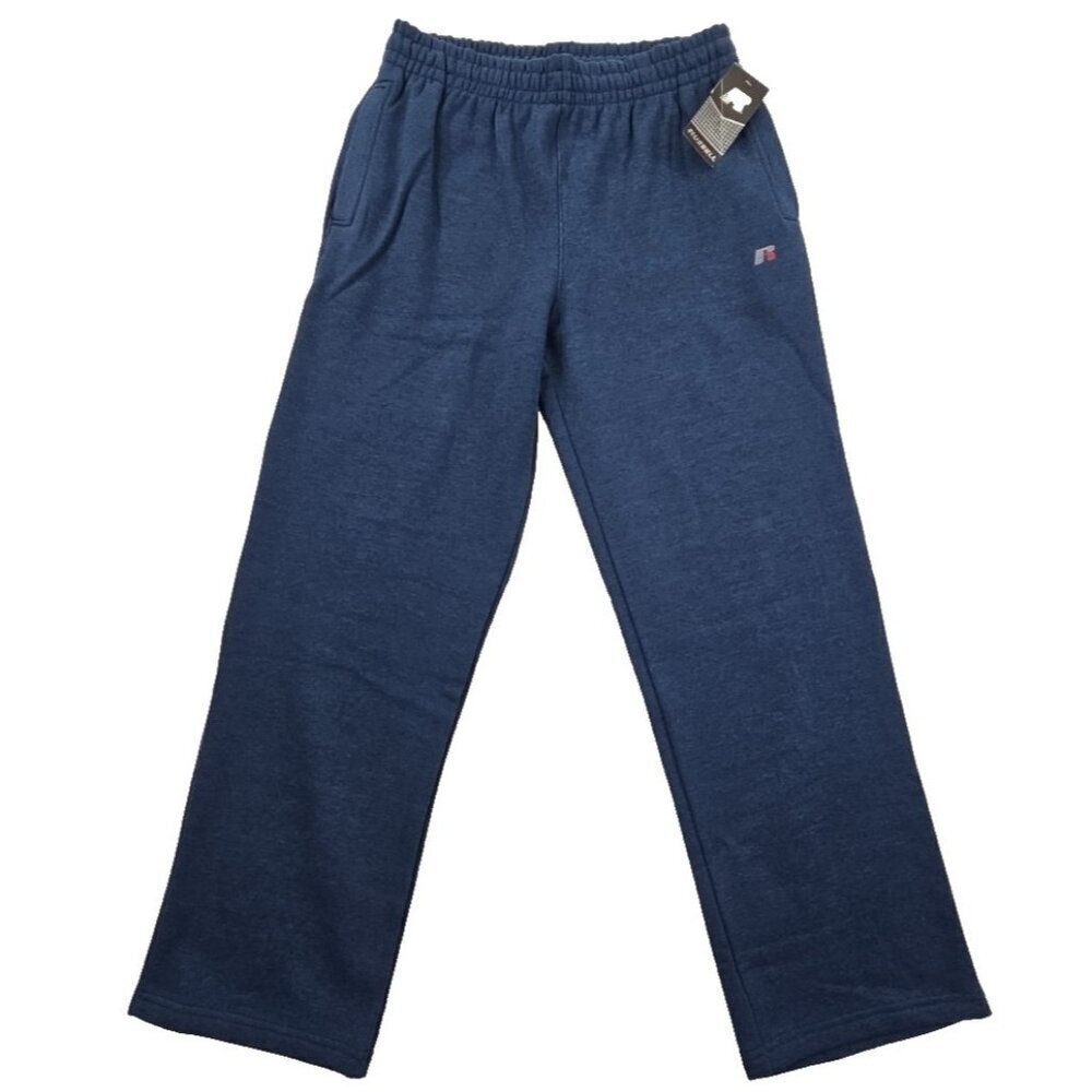 Russell Athletic Performance Jogger Men's M (32-34) Navy Blue Fleece Pockets‎